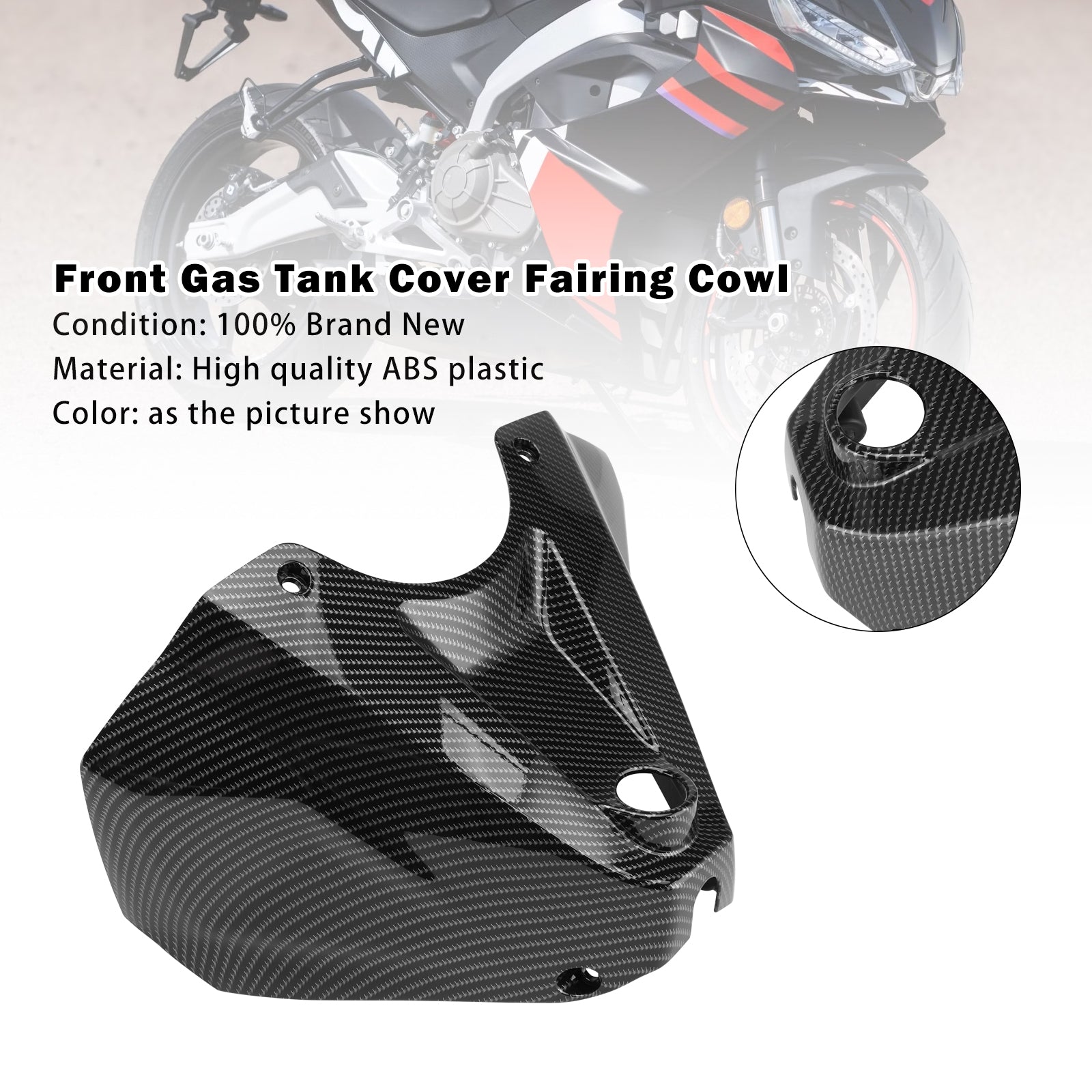 2024-2025 Aprilia RS457 RS 457 Front Gas Tank Cover Trim Fairing Cowl