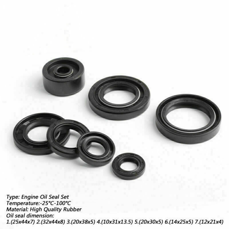 Engine Oil Seal Seals Set Kits fits Yamaha DT125X 05-06 DT125RE DT125R 1987-2006