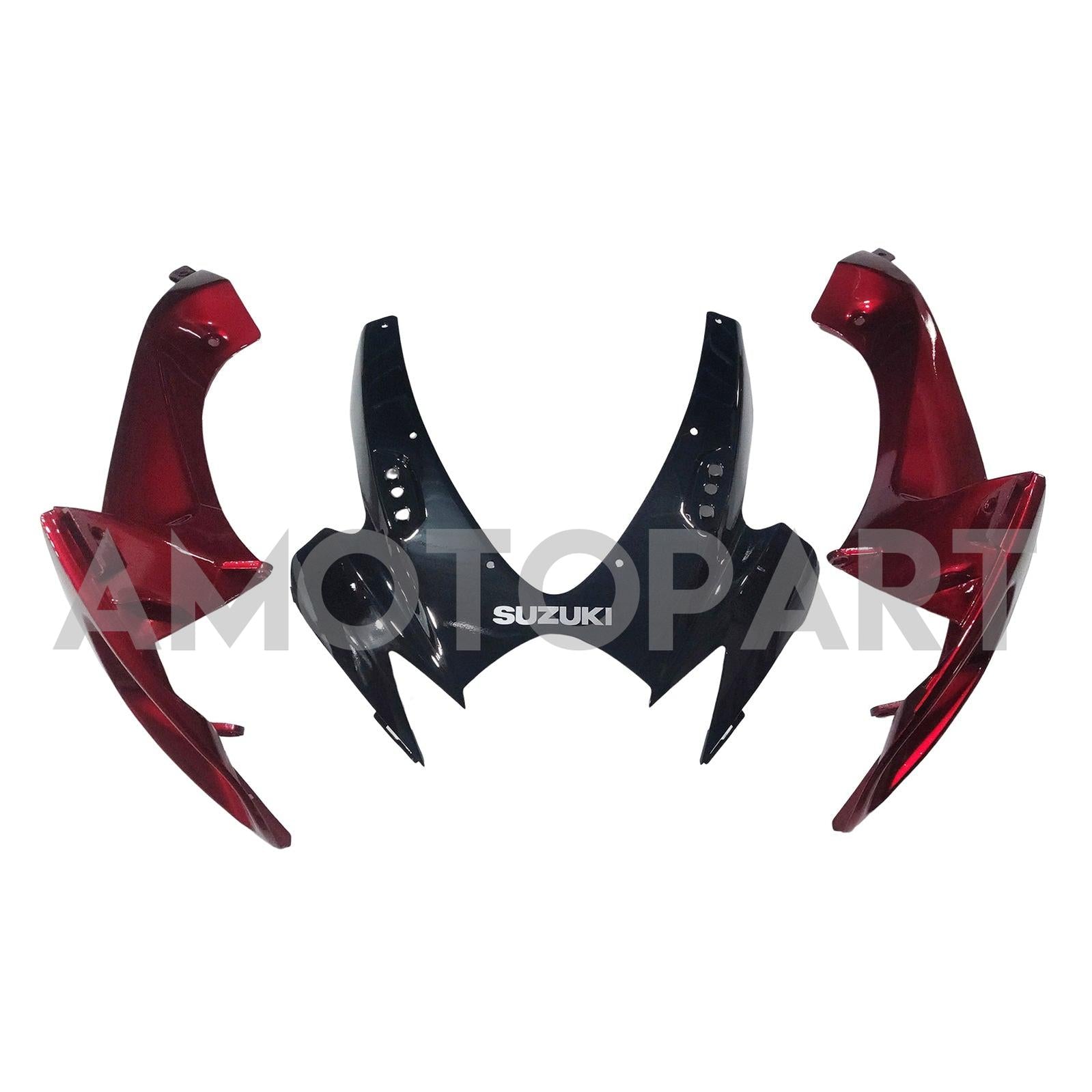 Amotopart 2006-2007 Suzuki GSXR 600/750 kit di carenatura rossa nera