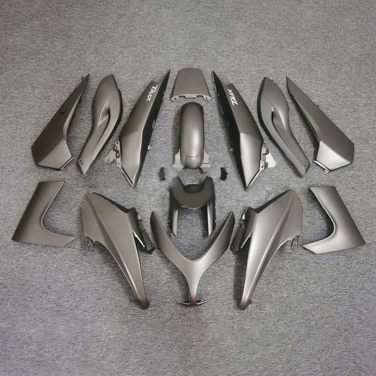 Amotopart 2008-2012 T-Max XP500 Yamaha Matte Grey Fairing Kit