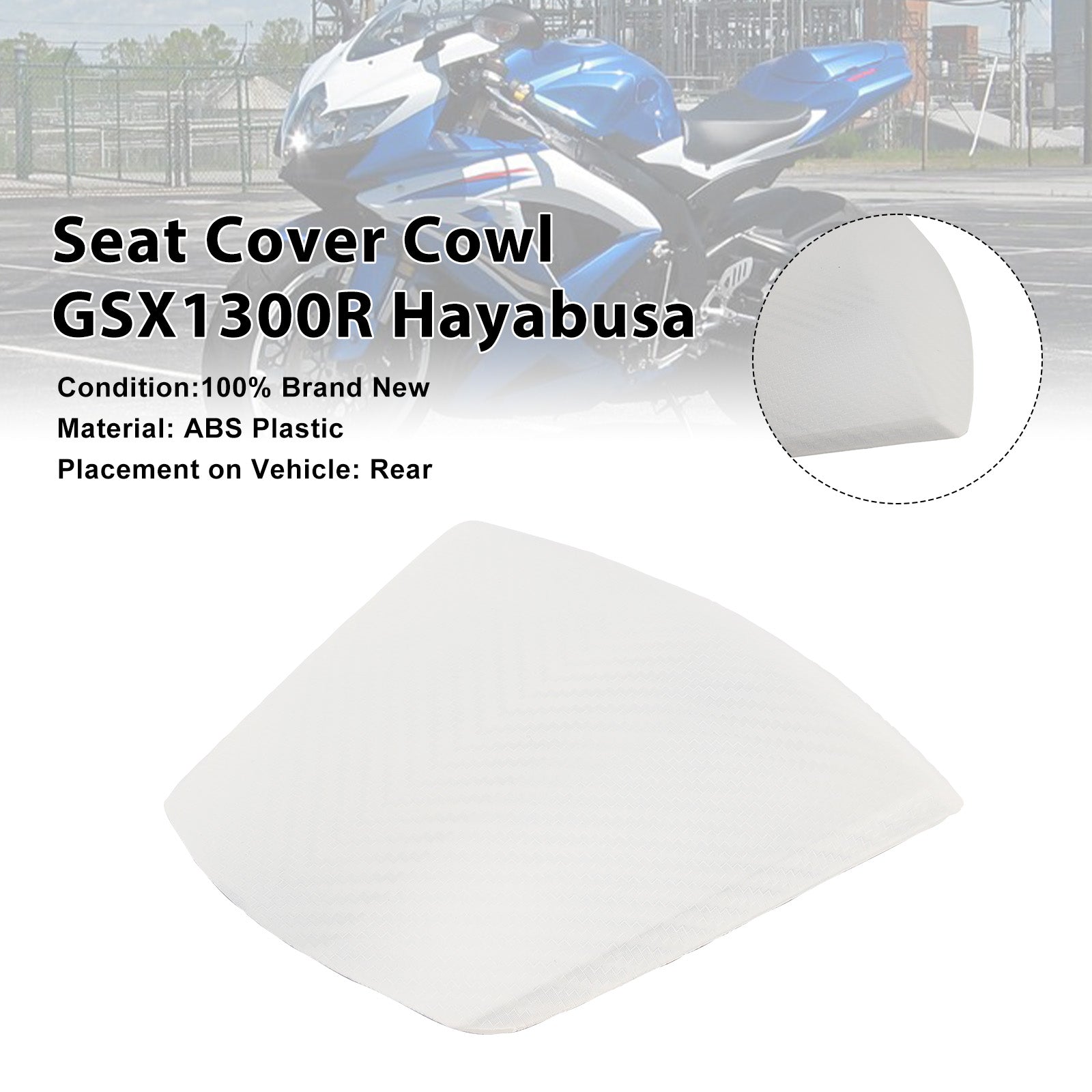 Housse de carénage de siège arrière Suzuki GSXR600 GSXR750 K11 2011-2026