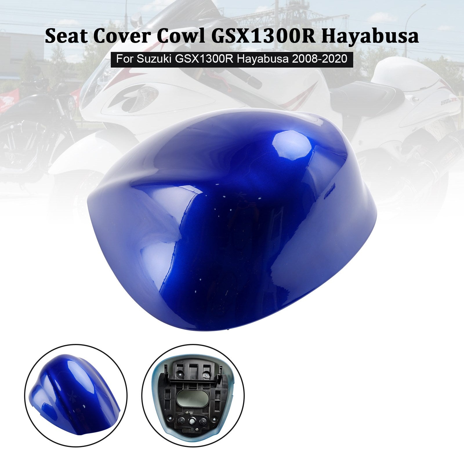 08-20 Suzuki GSX1300R GSX-R1300 Hayabusa Rear Seat Fairing Cover