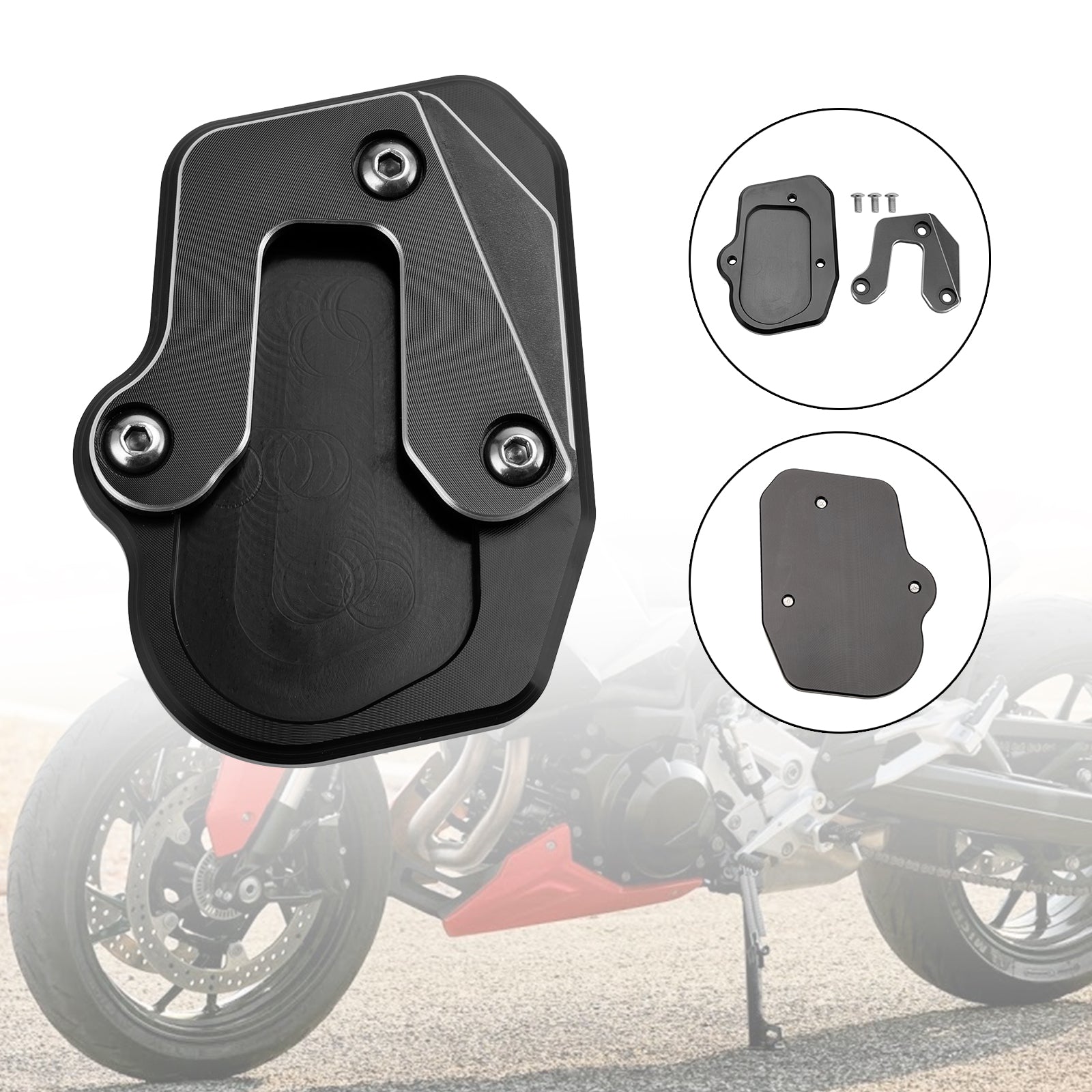 Motorcycle Kickstand Enlarge Plate Pad fit for BMW F900R F900 R 2020