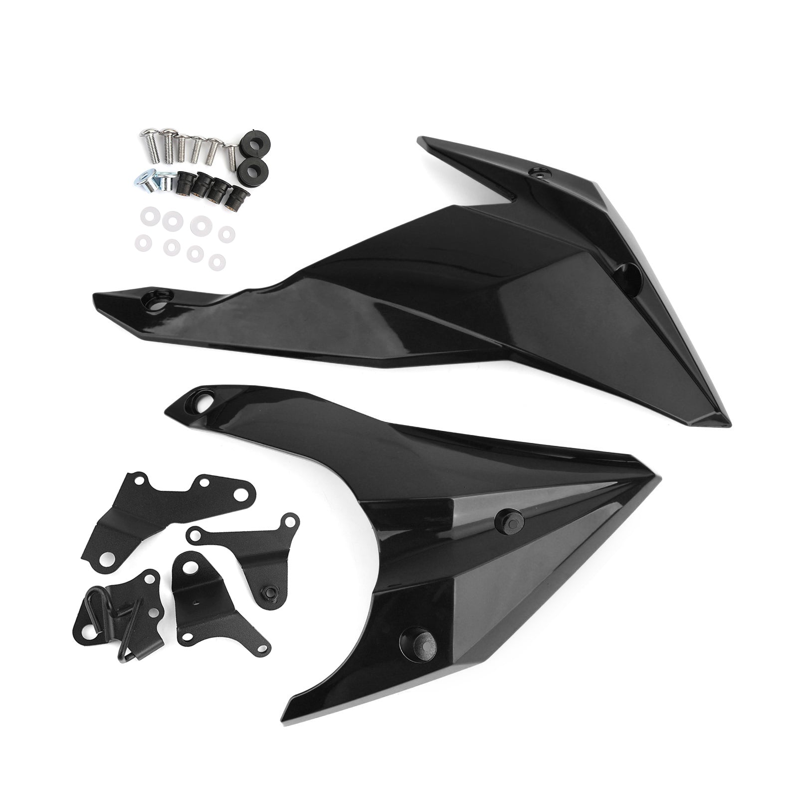 18-20 Kawasaki Z400 Engine Panel Belly Pan Lower Cowling Cover Fairing Gloss Black