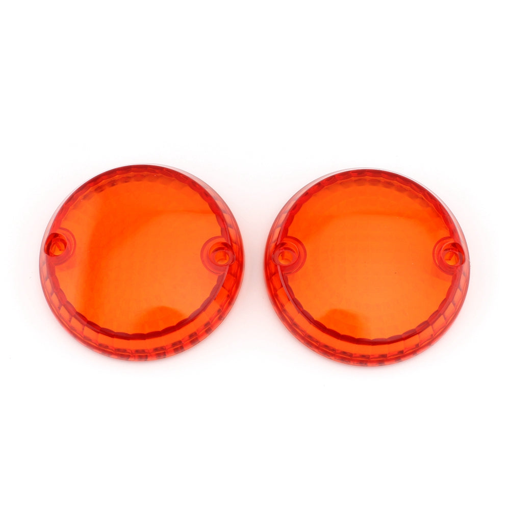 Turn Signals Indicators Lens Cover For Yamaha Kawasaki Vulcan 1500 VN