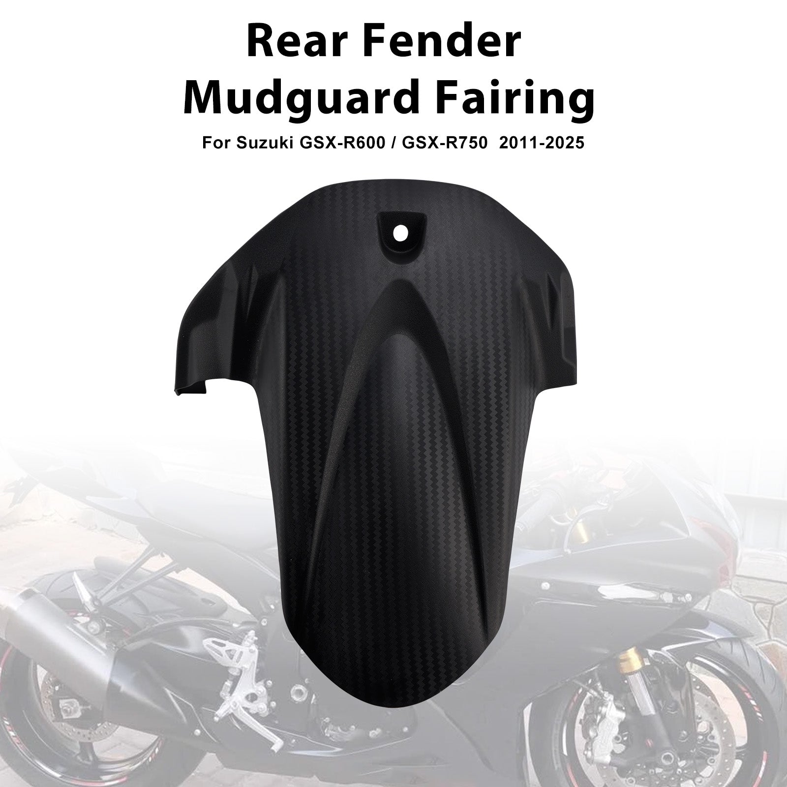 2011-2025 Suzuki GSXR600 GSXR750  Rear Fender Mudguard Fairing