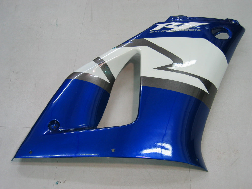 Amotopart 2000–2001 Yamaha YZF 1000 R1 Verkleidungsset in Blau und Schwarz