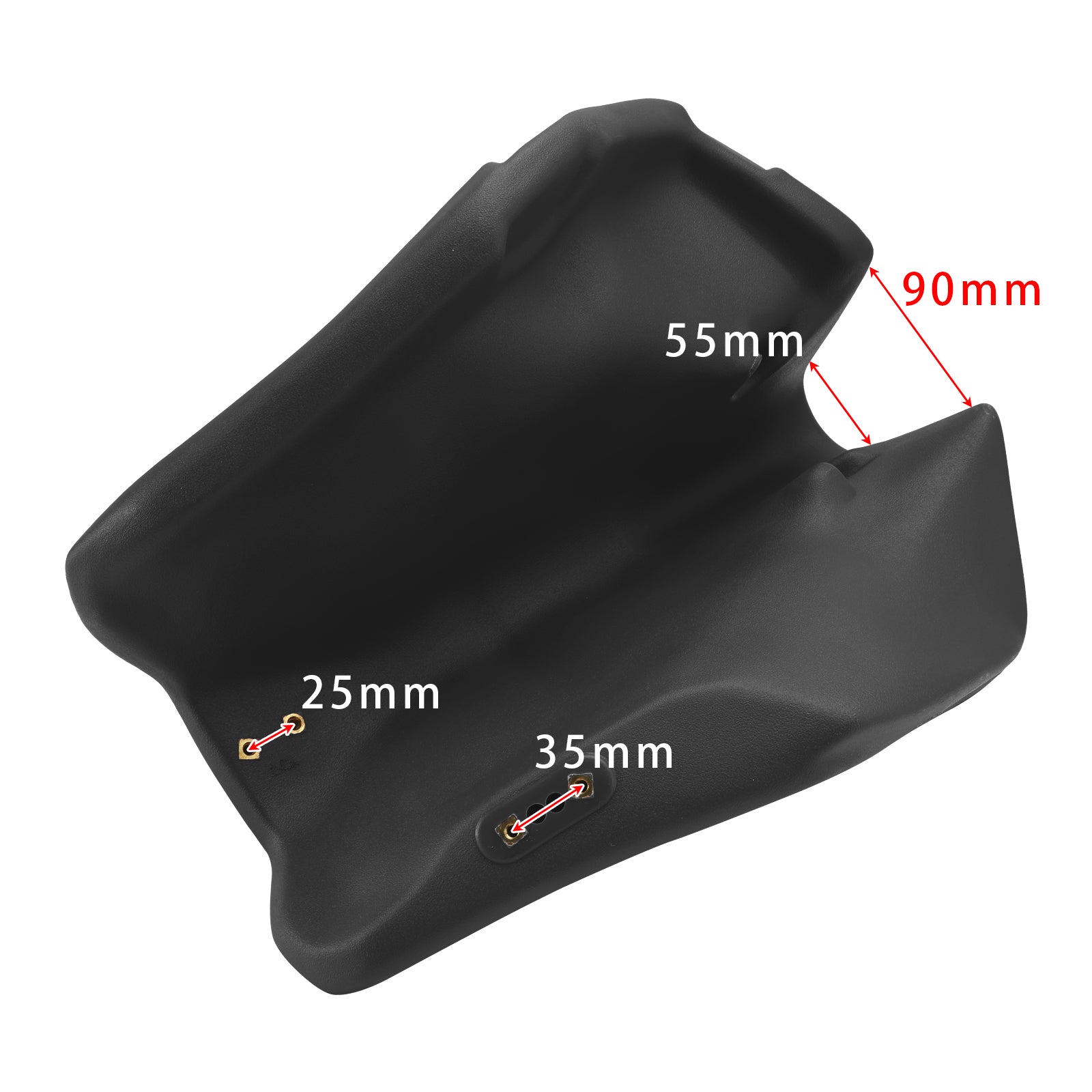 85-05 Kawasaki KLR250 KLR 250 Oversized 3.2 Gallon Fuel Gas Tank Black