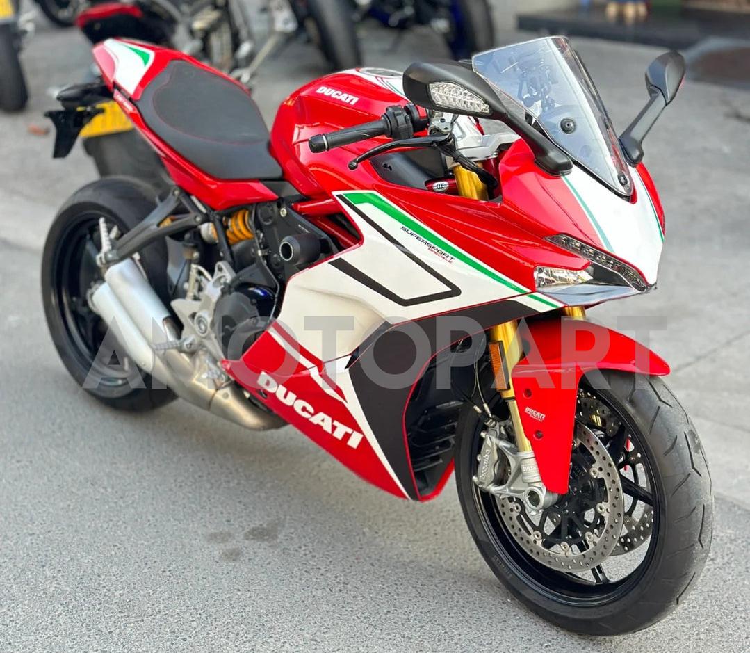 Amotopart 2017-2022 Kit carena Ducati Supersport 939 / 939S Bianco Rosso