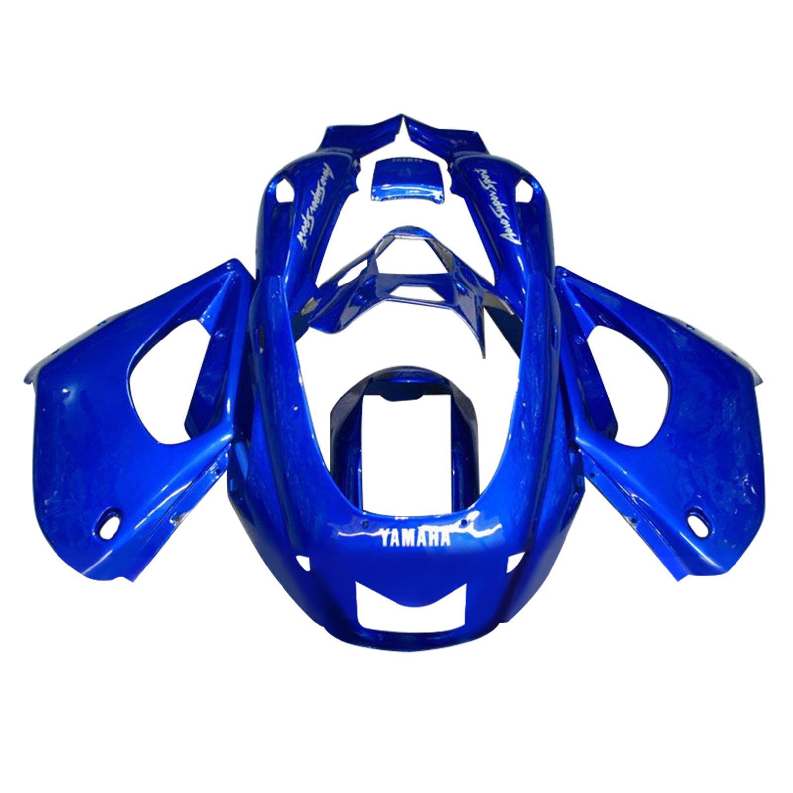 Amotopart Verkleidungssatz für Yamaha YZF1000R Thunderace, 1997–2007, glänzend blau