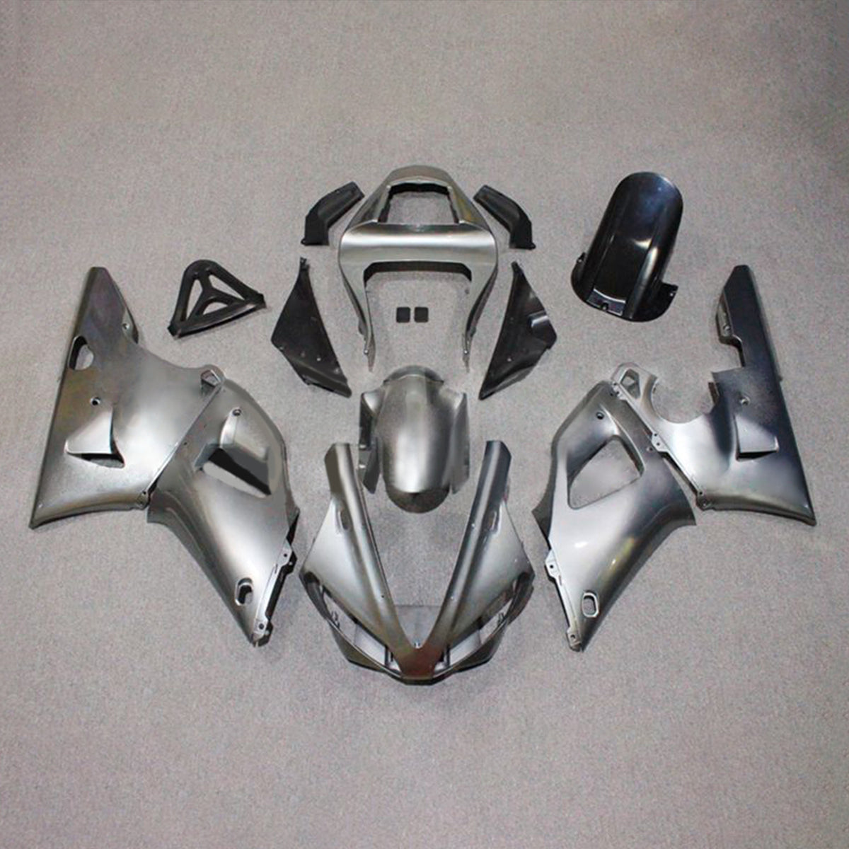 Amotopart 2000-2001 YZF 1000 R1 Yamaha Grey Fairing Kit