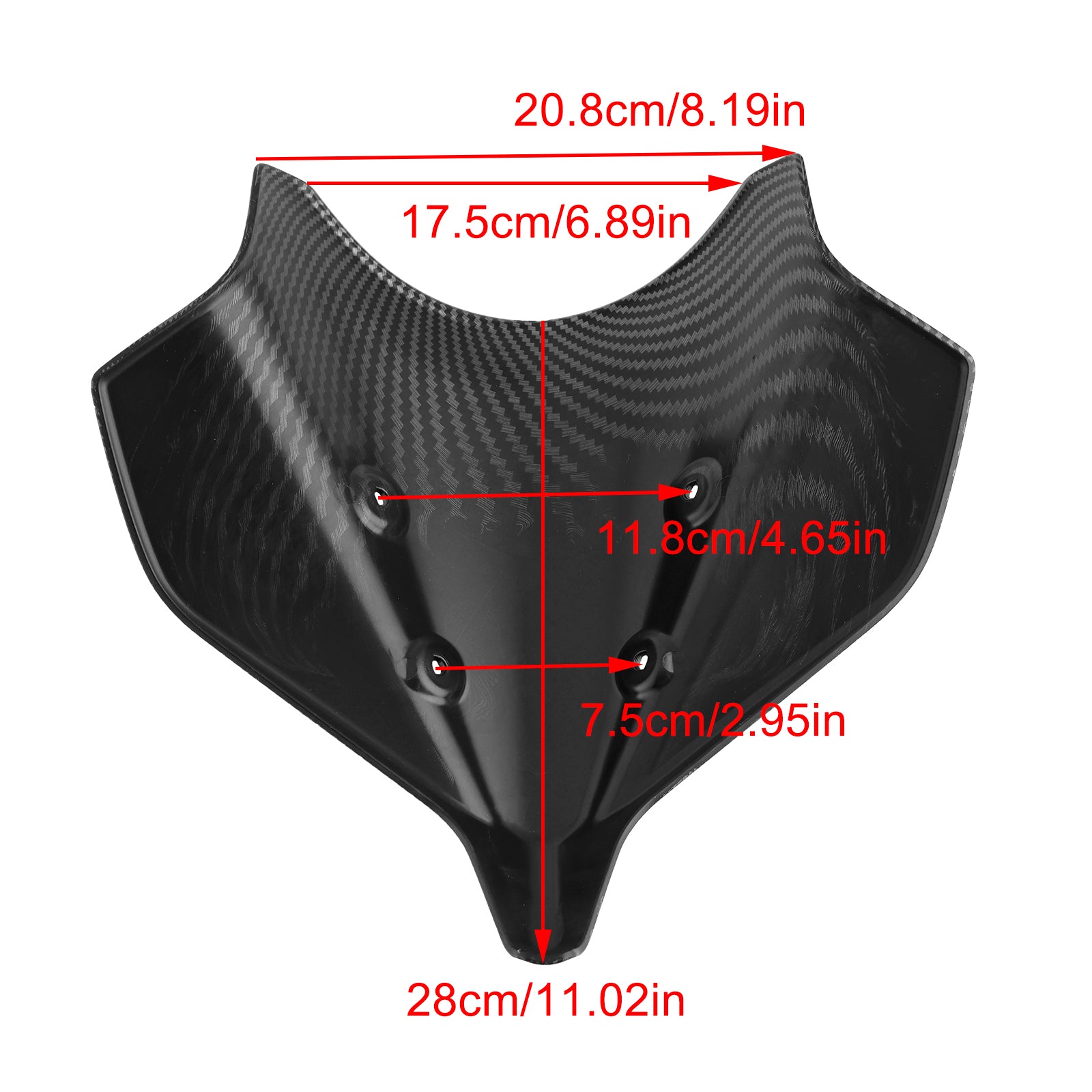 2022-2024 YAMAHA MT-10 / MT-10 SP ABS Motorcycle Windshield WindScreen