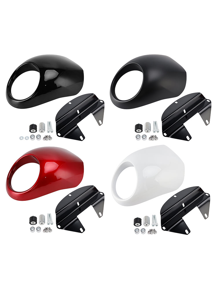 1973-up Sportster Dyna XL 883 1200 FX Headlight Fairing Light Cover