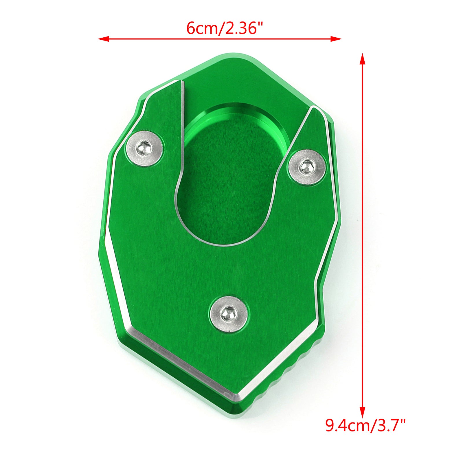 Kawasaki Z1000 Z800 ZX-10R ER6F GN Kickstand Side Plate Stand Extension Pad