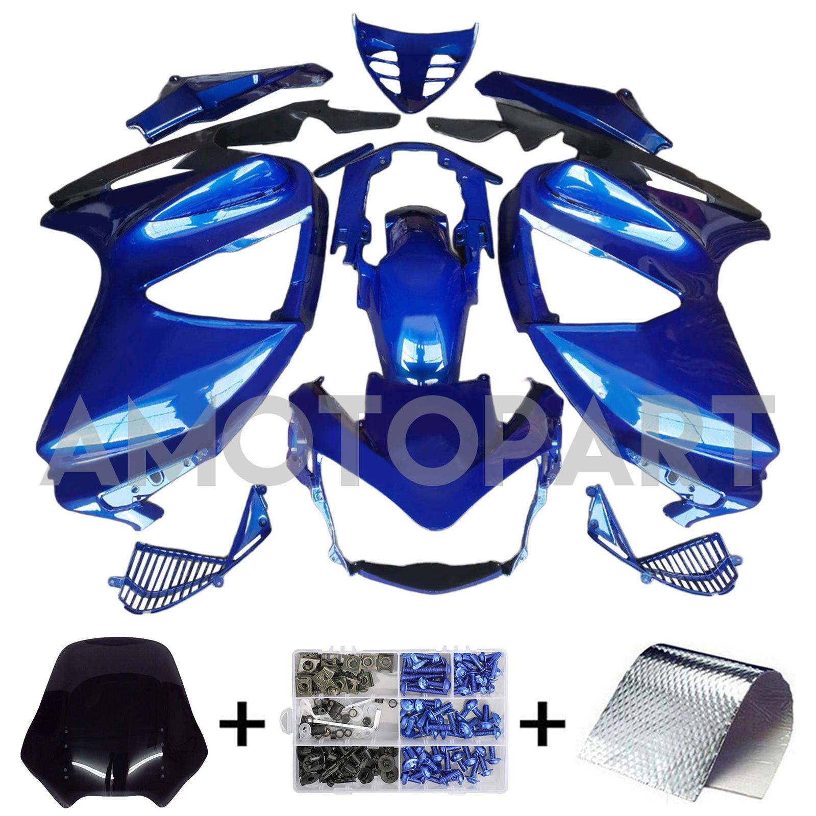Amotopart Honda ST1300 2002–2016 glänzend blaues Verkleidungsset