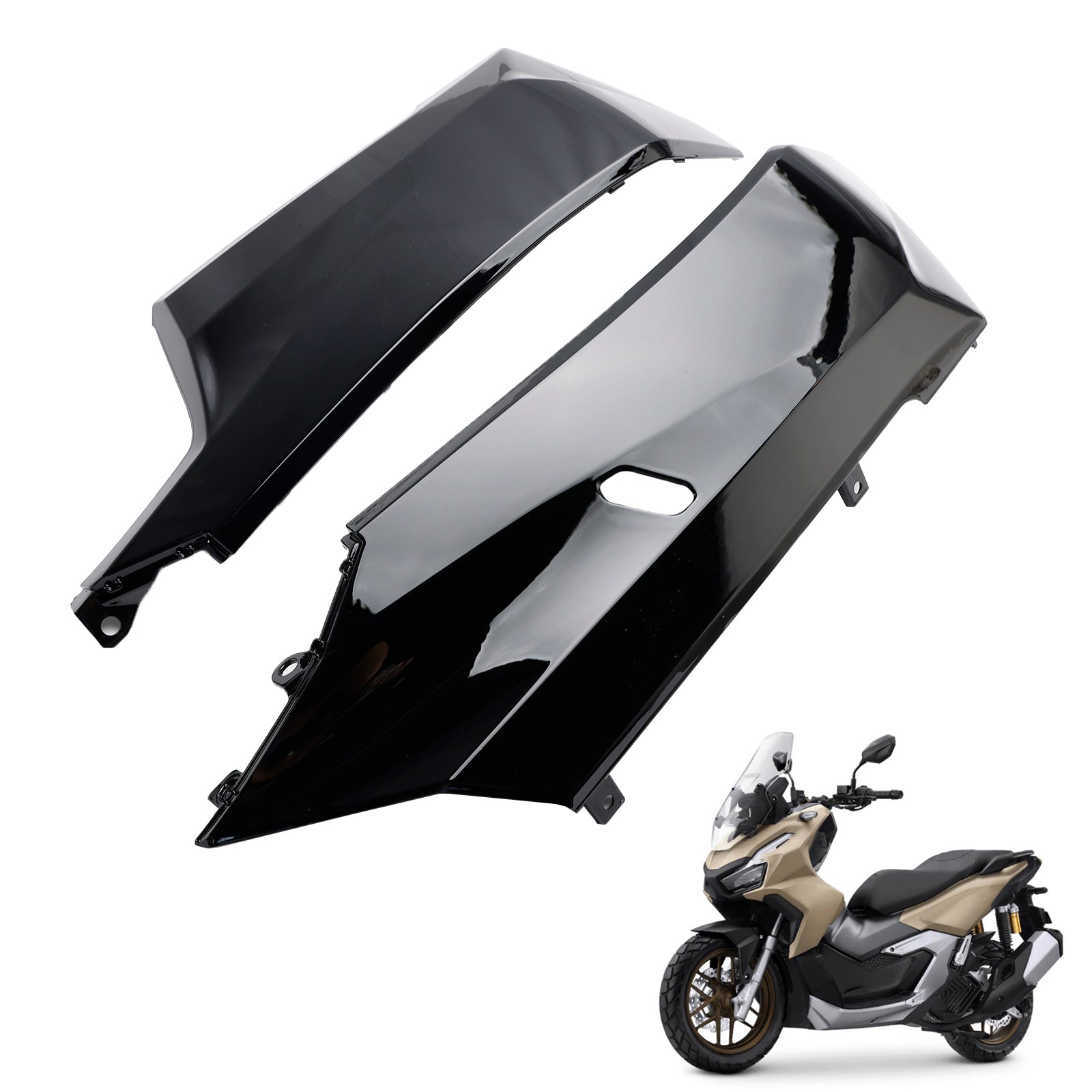 23-24 Honda Adv 160 Seitliche Pedalabdeckung Verkleidung Verkleidung