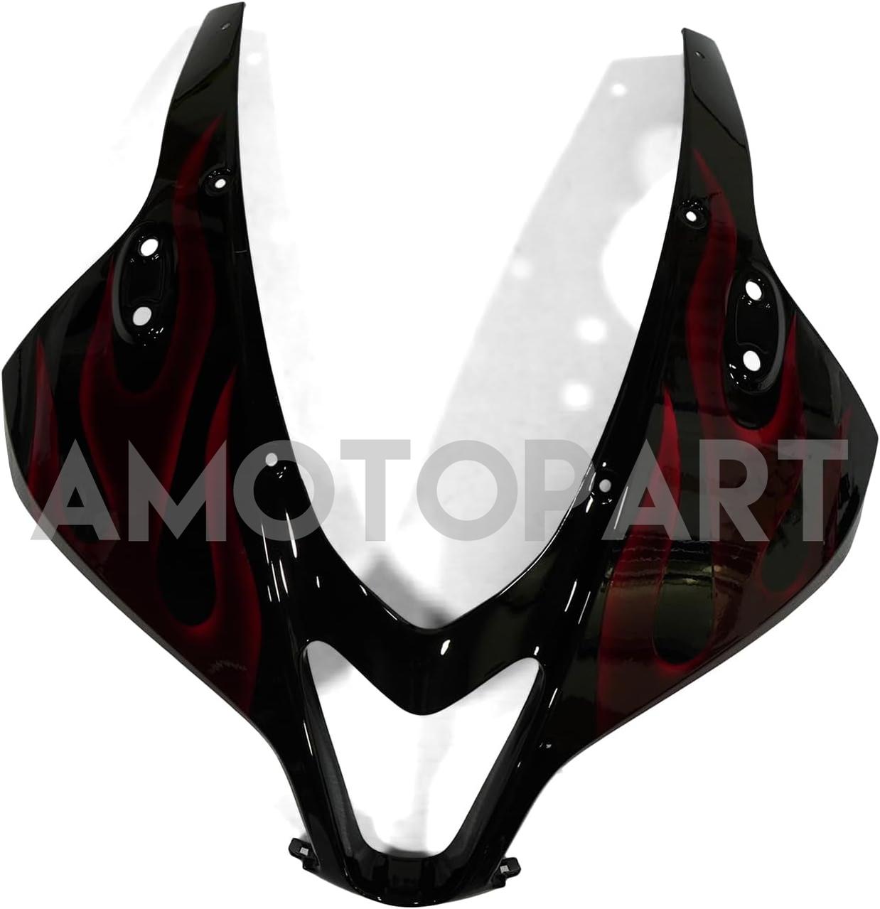 Amotopart 2007-2008 Honda CBR600RR Red & Black Fairing Kit
