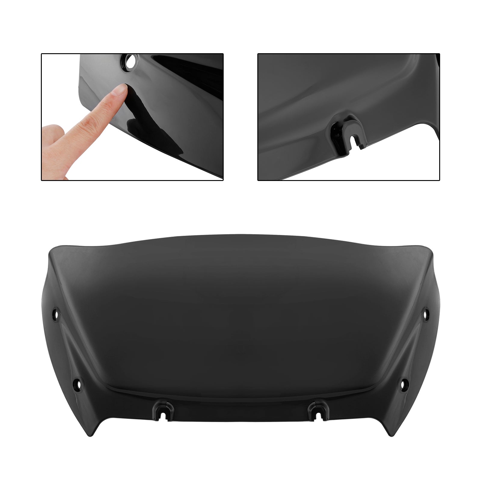 Touring Street Glide CVO 117 121 2023–2024 9" Čelní sklo Přední sklo