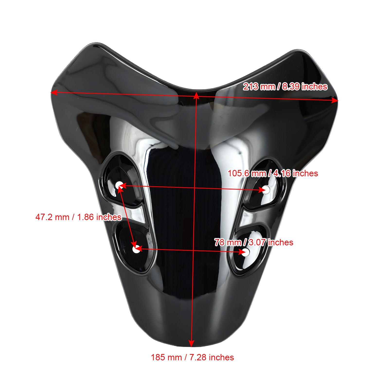 ABS オートバイフロントガラスフロントスクリーンヤマハ MT-07 MT 07 2021-2023 に適合