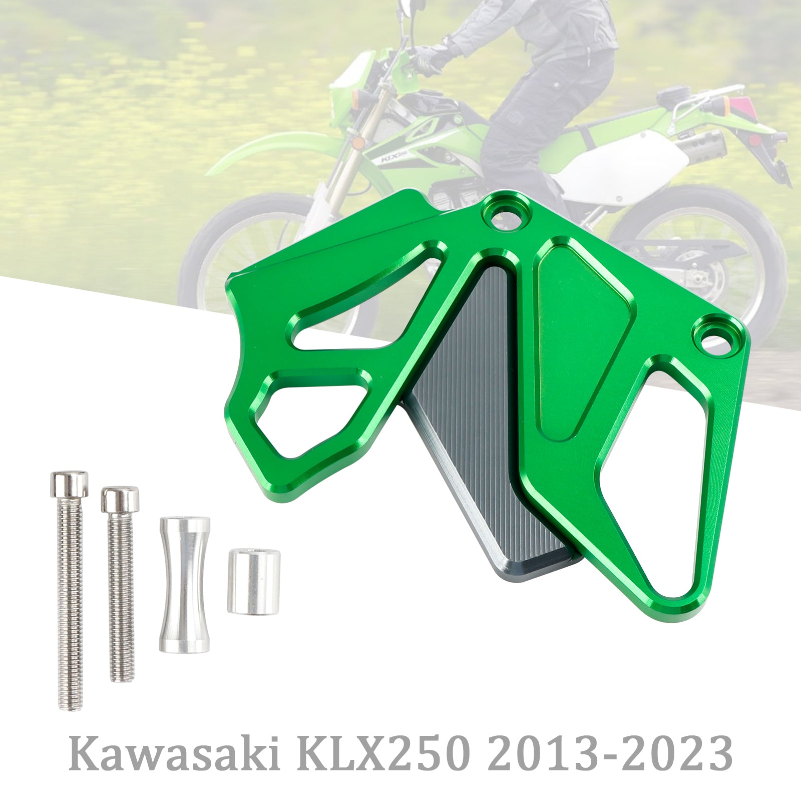 Vordere Kettenradabdeckung Kettenschutz für Kawasaki KLX250 2013–2023