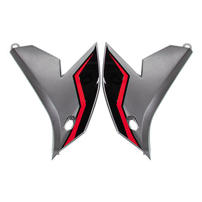 Amotopart 2022-2024 Kawasaki VERSYS 650 KLE ABS Sliver Red pattern Fairing Kit