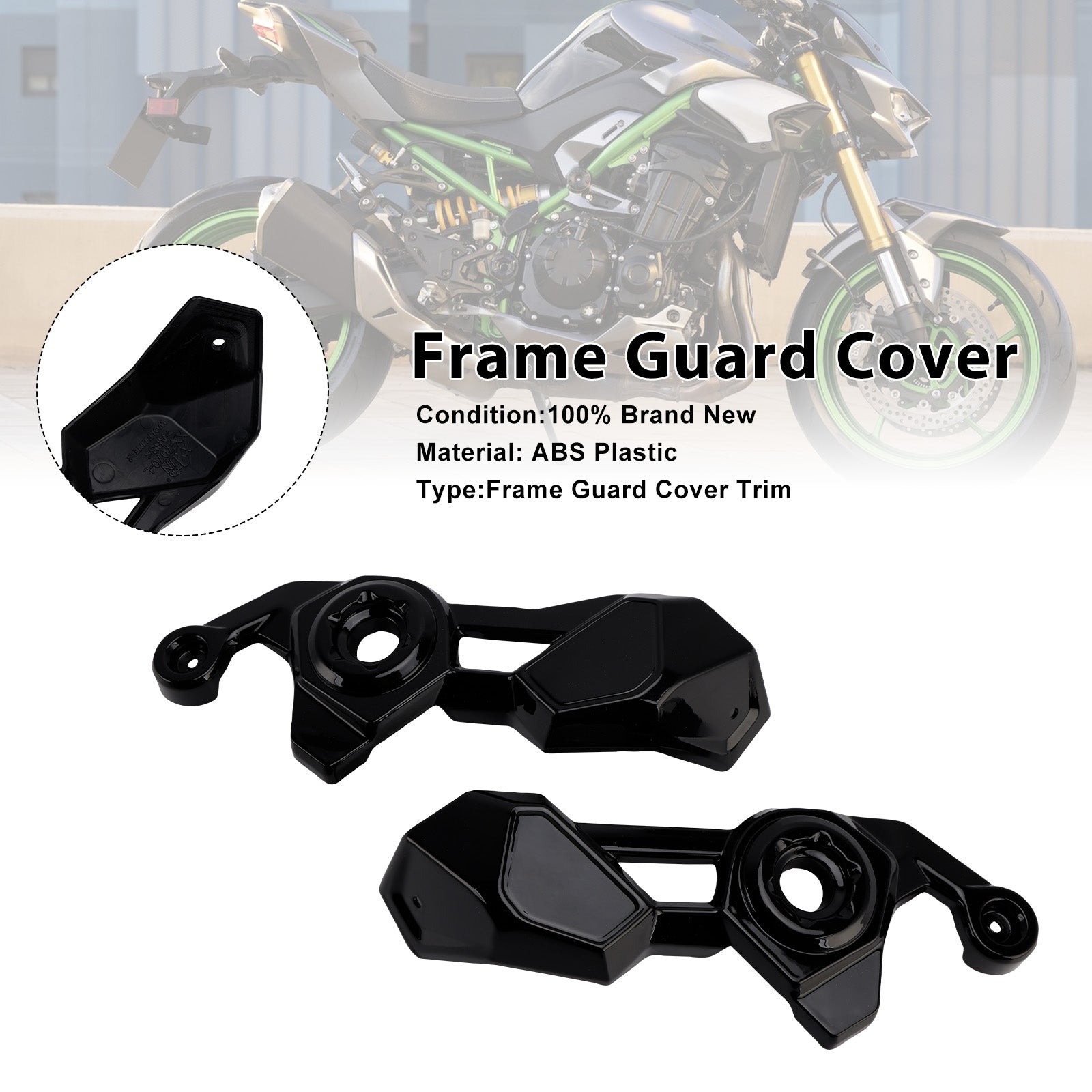 2025-2026 Kawasaki Z900 Frame Side Cover Panel Guard Fairing