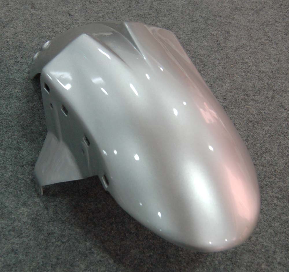 Amotopart 2007-2008 Kawasaki ZX6R 636 Sliver Red Fairing Kit