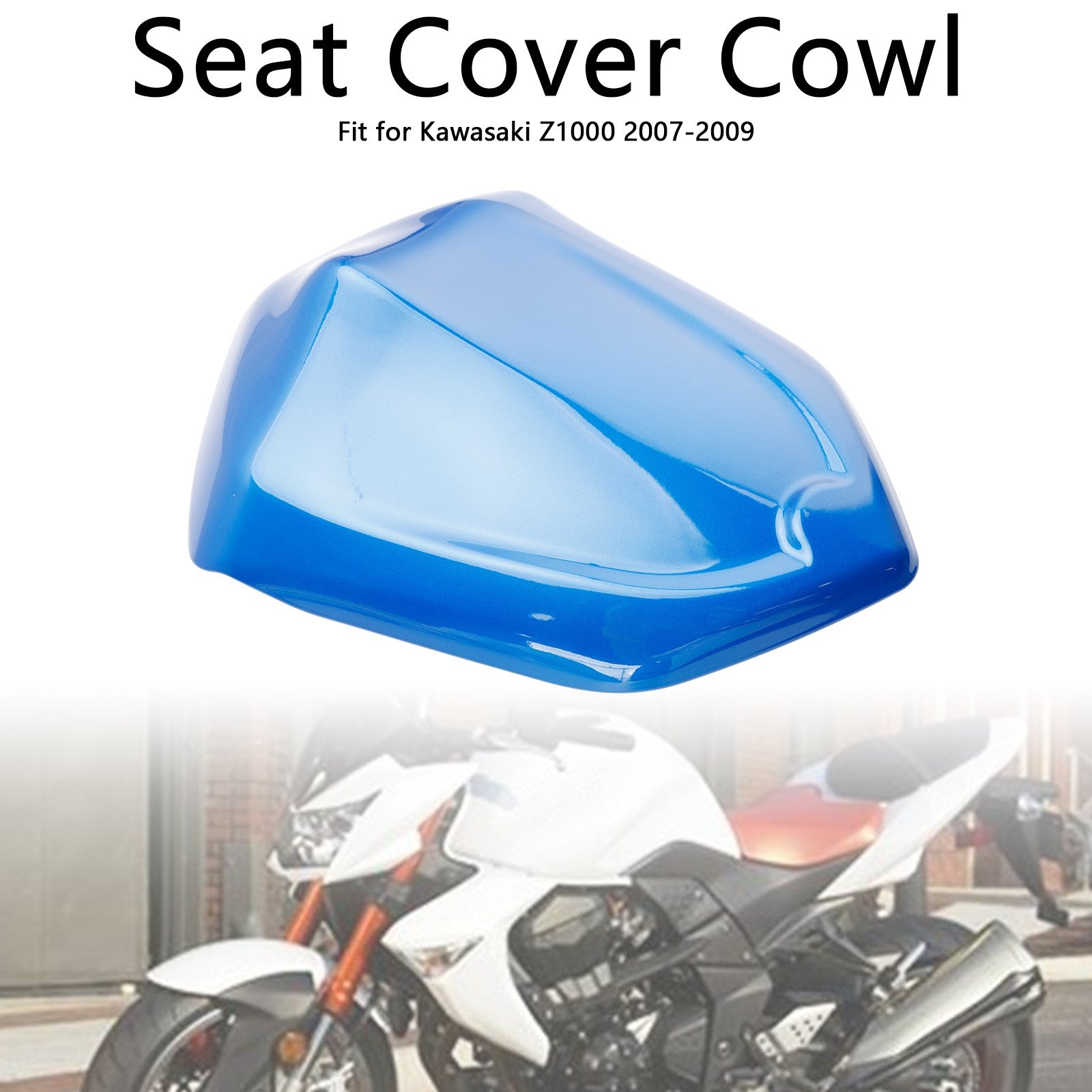 Cubierta de carenado para asiento trasero Kawasaki Z1000 07-09