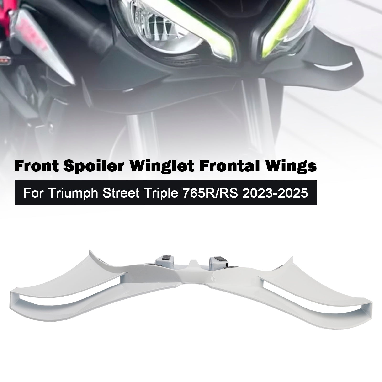 2023-2025 Street Triple 765R/RS Front Spoiler Winglet Frontal Wings