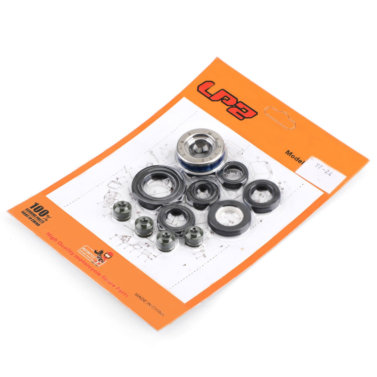 11pcs 2001-2010 1999-2008 Honda XL125V XLV125 VT125C Shadow Engine Oil Seal Kit Set