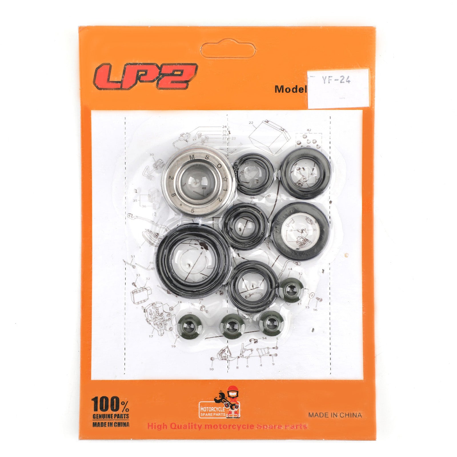 11pcs 2001-2010 1999-2008 Honda XL125V XLV125 VT125C Shadow Engine Oil Seal Kit Set
