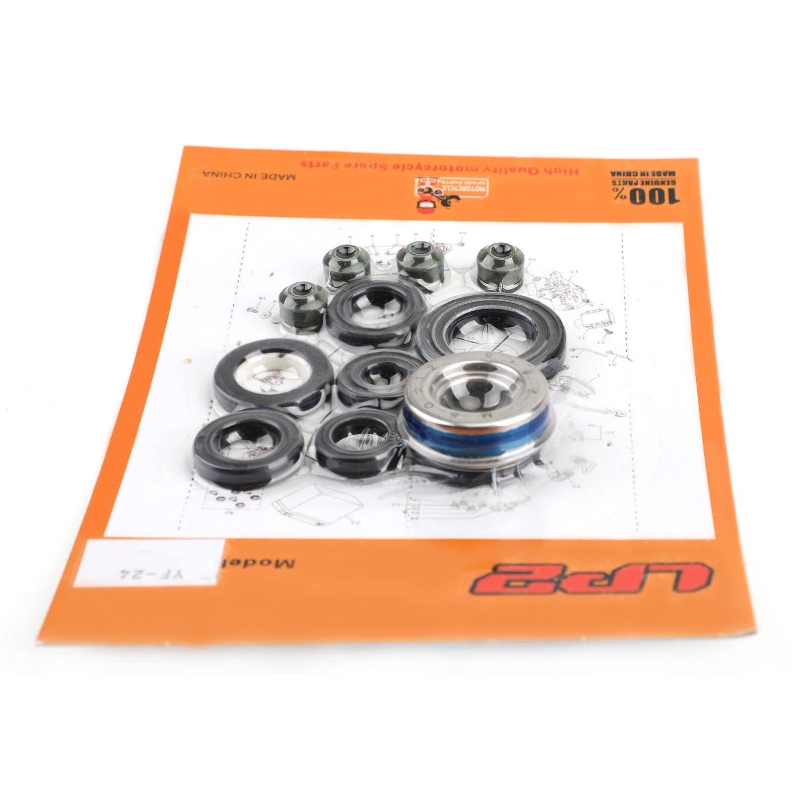 11pcs 2001-2010 1999-2008 Honda XL125V XLV125 VT125C Shadow Engine Oil Seal Kit Set
