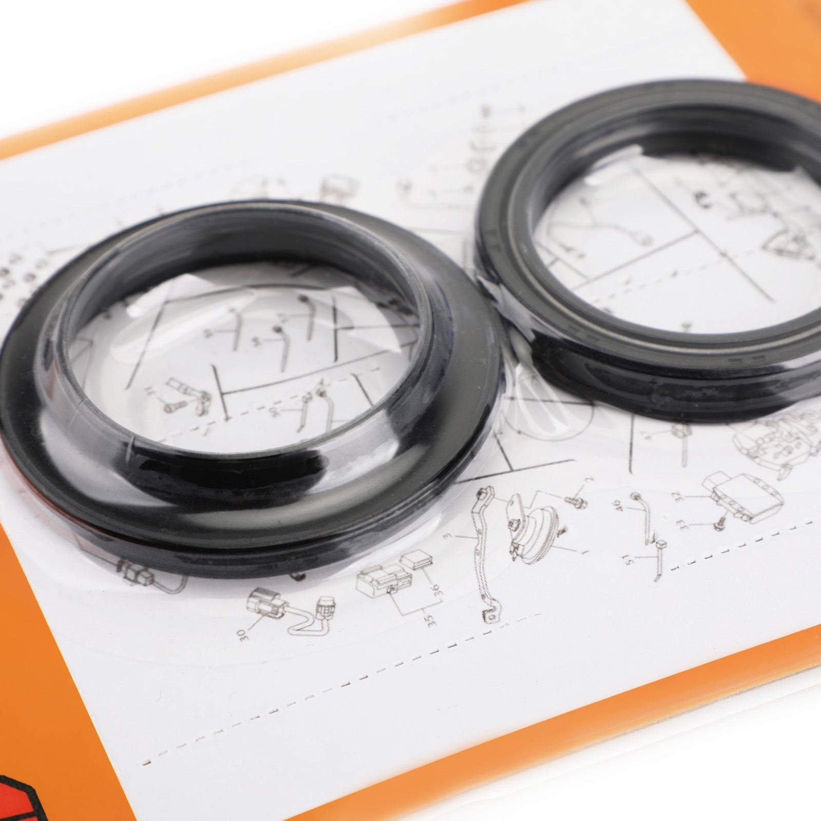 88-13 Kawasaki ZG1400 Ninja ZX7R ZX14R KLX KX ZR ZRX ZXR Vorkafdichting stofset