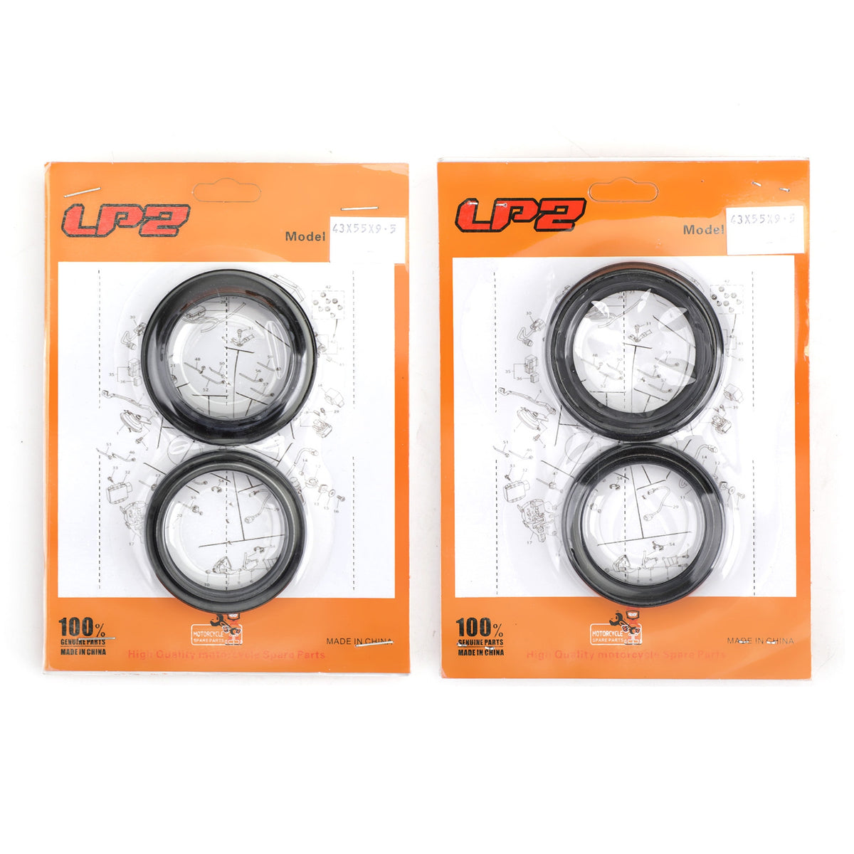 1988–2013 Kawasaki ZG1400 Ninja ZX7R ZX14R KLX KX ZR ZRX ZXR Gabeldichtungs-Staubset