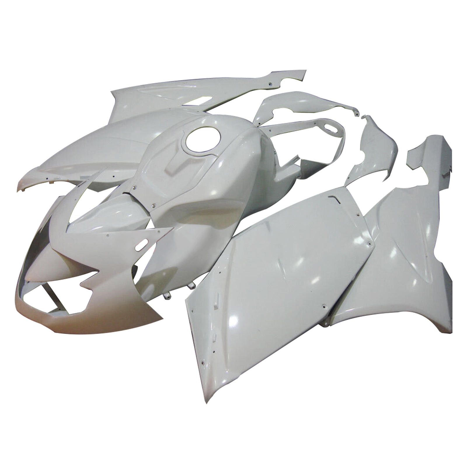 Amotopart 2005-2010 BMW K1200S White Fairing Kit