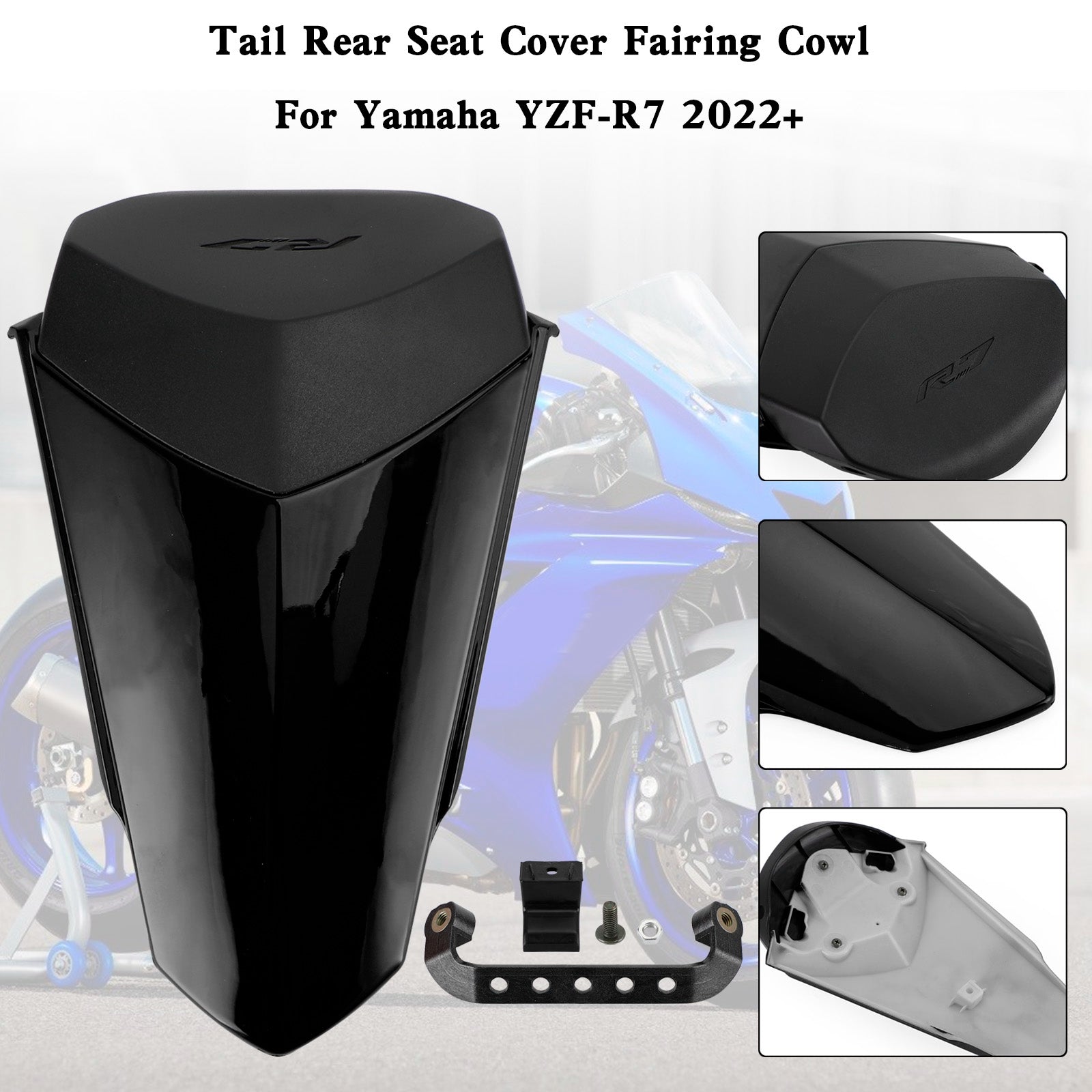 22-23 YAMAHA YZF R7 Tail Rear Seat Cover Fairing Cowl