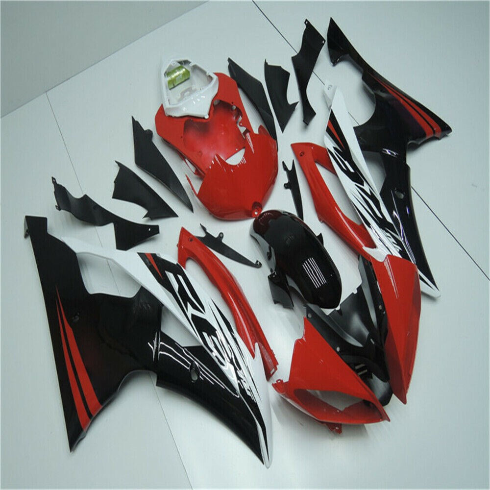 Amotopart 2008-2016 Yamaha YZF 600 R6 Orange Black Fairing Kit