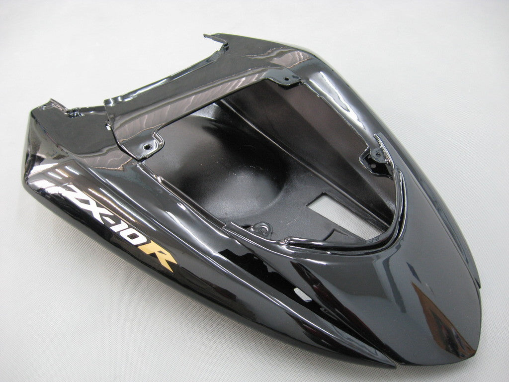 Amotopart 2004-2005 Kawasaki ZX10R Black&White Fairing Kit