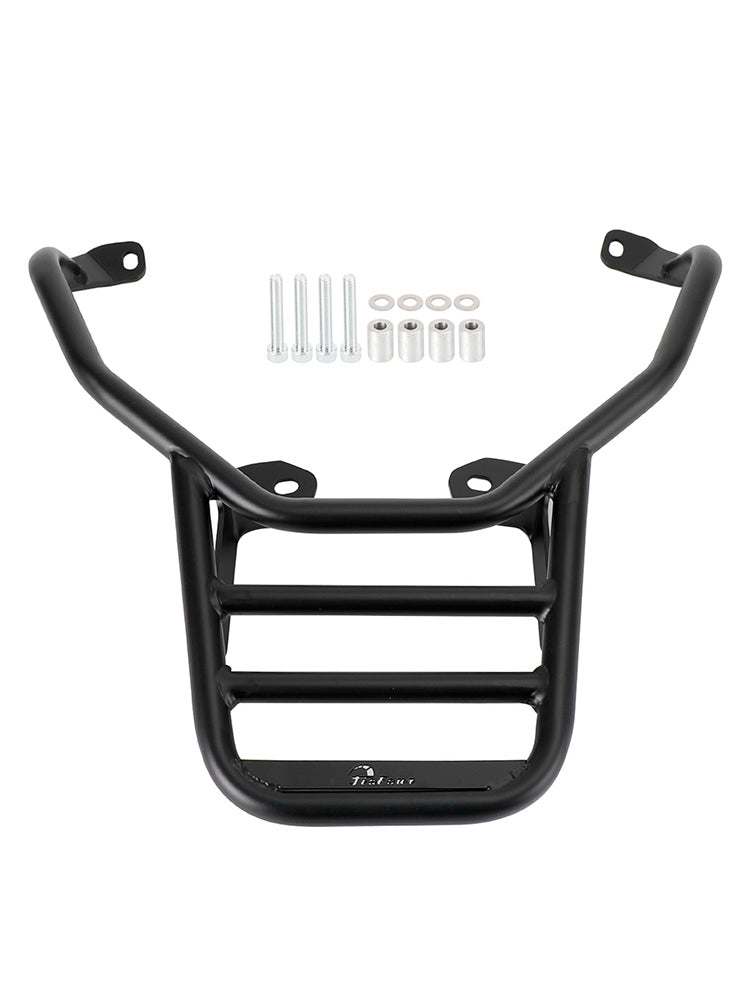 Tube Rear Rack - Black For Piaggio MP3 300 HPE Sport 15-22 Luggage Carry Rack