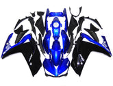 Amotopart Yamaha YZF-R3 2014-2018 R25 2015-2017 Black&Blue  Fairing Kit