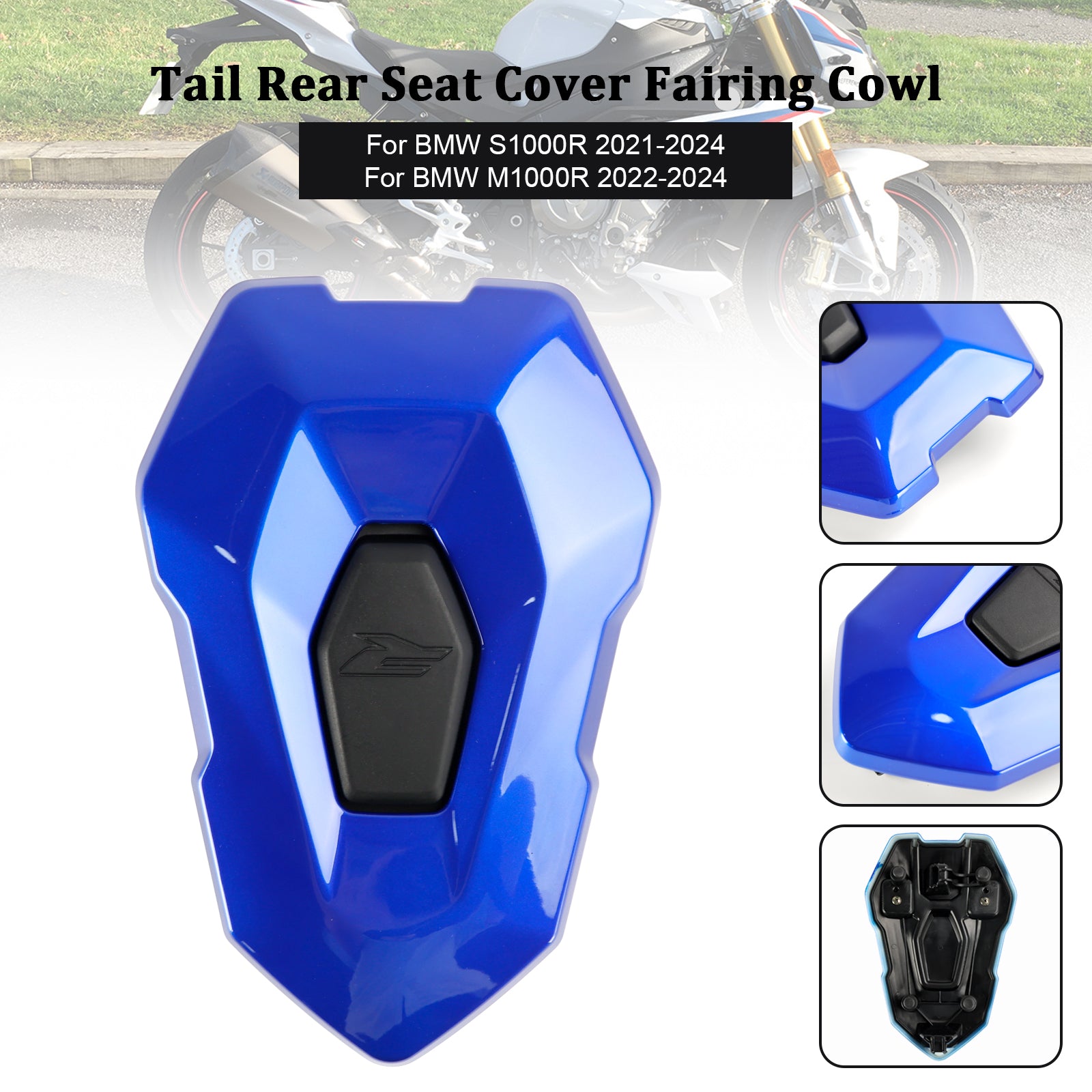 BMW 21-24 S1000R & 22-24 M1000R テール リア シート カバー フェア