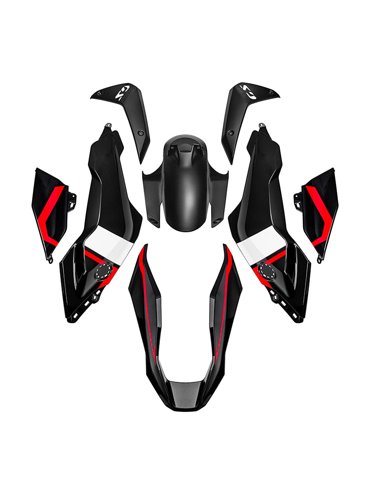 Amotopart 2024-2025 BMW R1300GS Black Red Line Fairing Kit