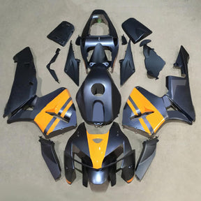 Amotopart 2005-2006 Honda CBR600RR Black Yellow Fairing Kit