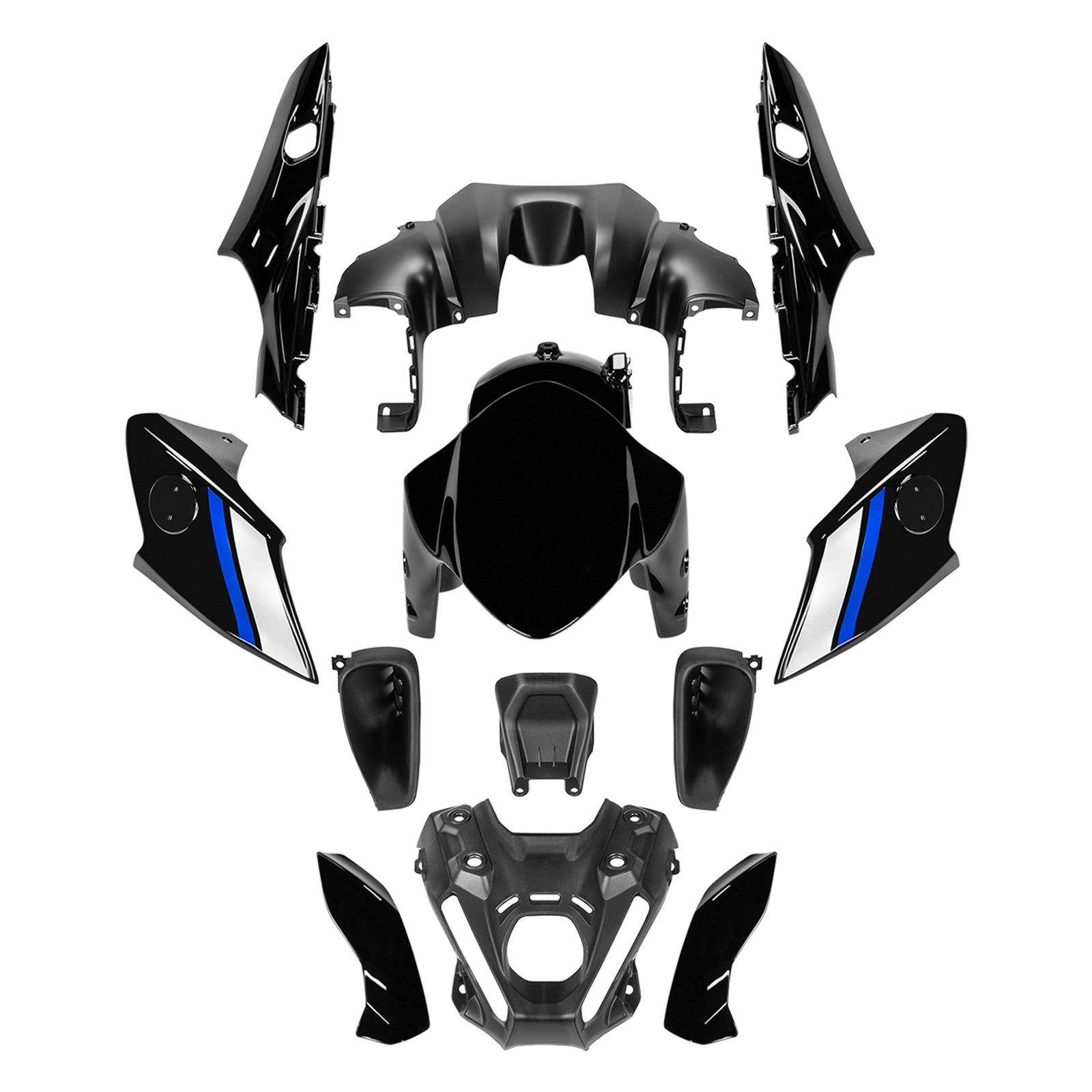 Amotopart 2021-2023 Yamaha MT 09 Fairing Kit