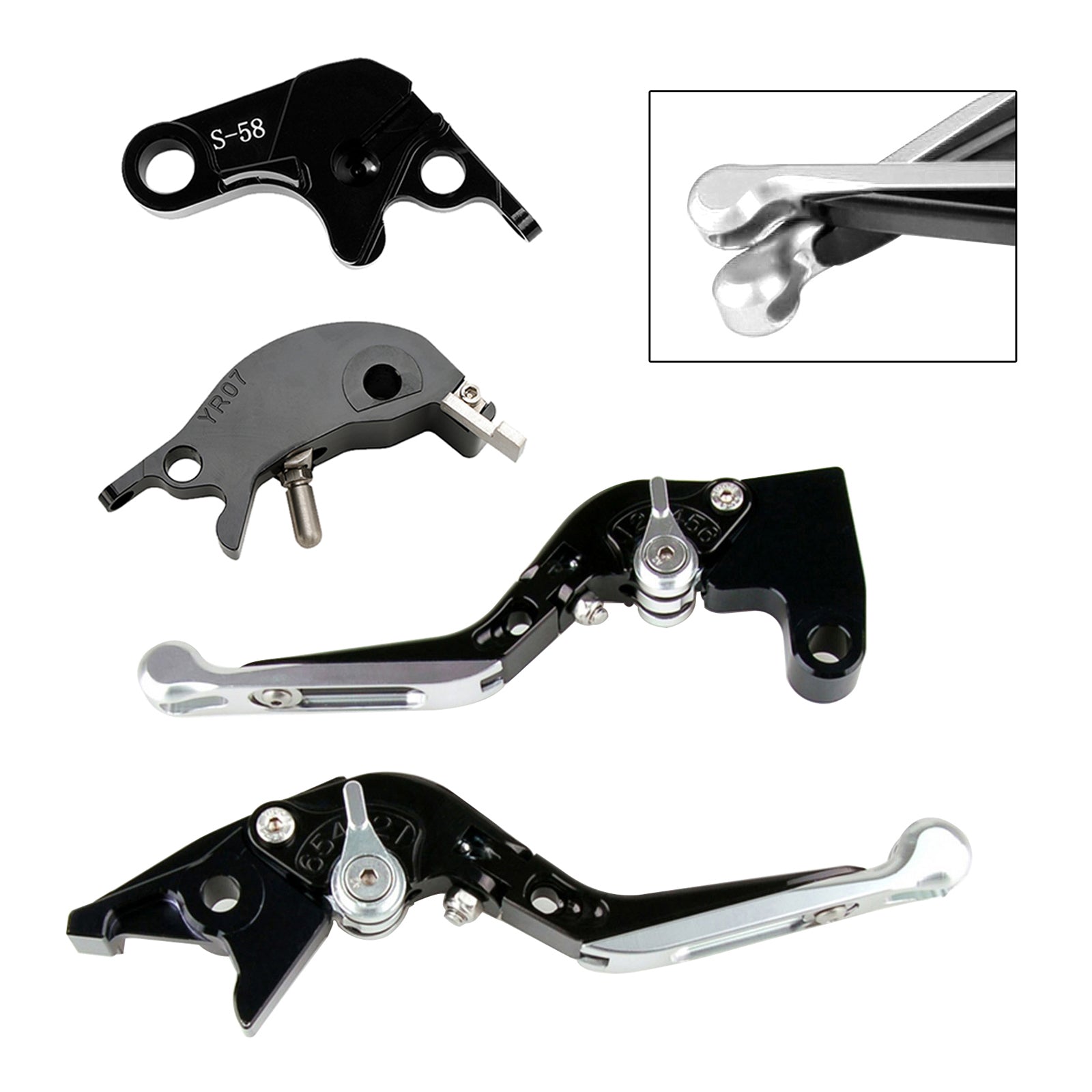 22-23 YAMAHA YZF R7 MT-10/SP FZ-10/SP Adjustable Clutch Brake Lever