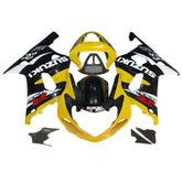 Amotopart 2000-2002 K1 K2 GSXR1000 Suzuki Black&Yellow Style3 Fairing Kit