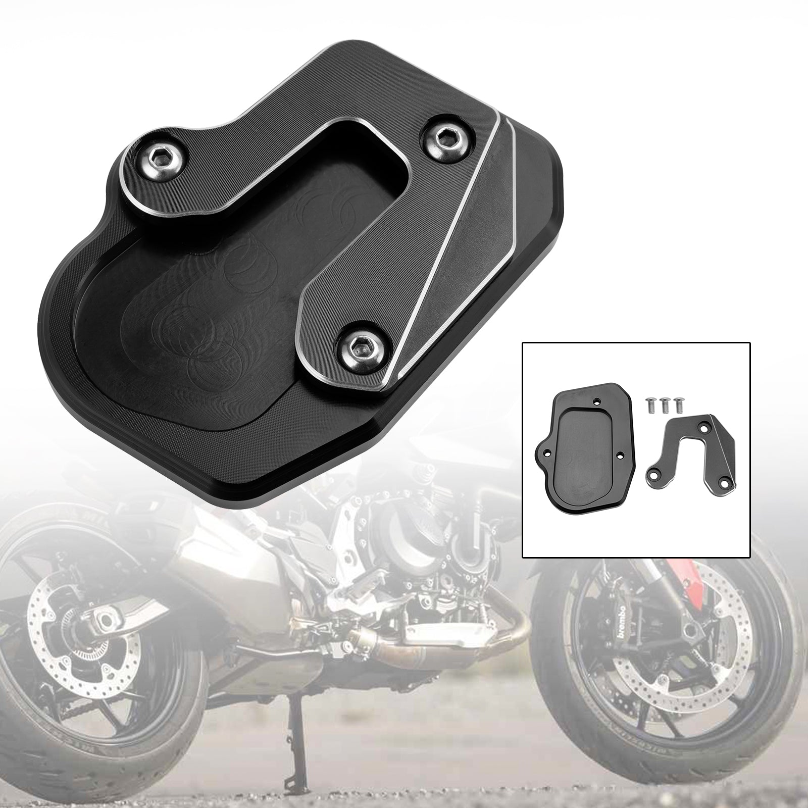 Motorcycle Kickstand Enlarge Plate Pad fit for BMW F900R F900 R 2020