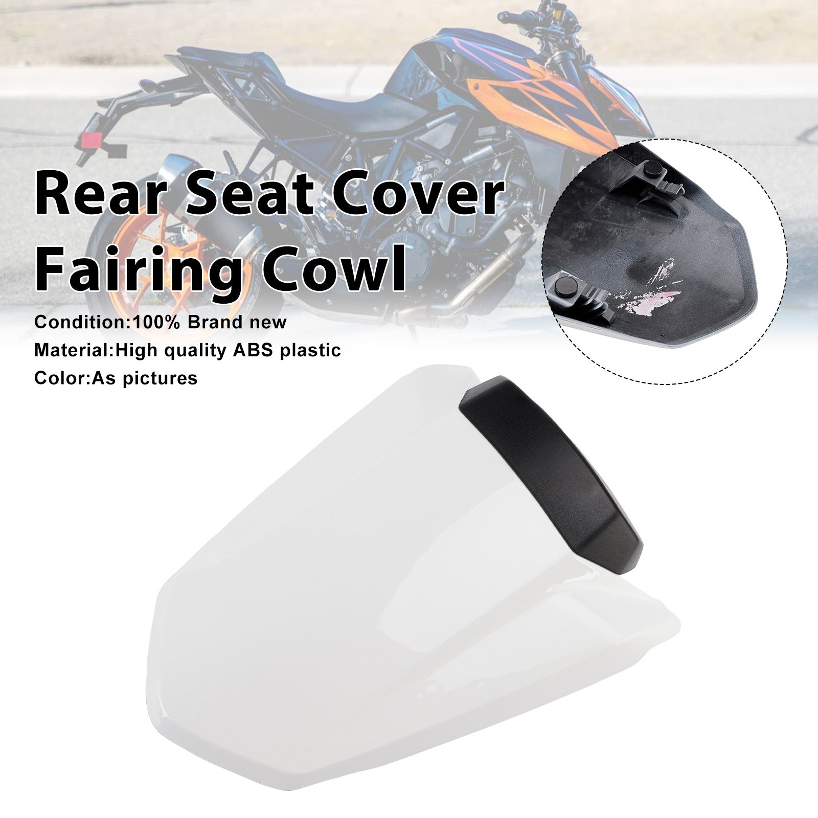 2014-2019 1290 Super Duke R Rear Pillion Seat Cover Fairing Cowl
