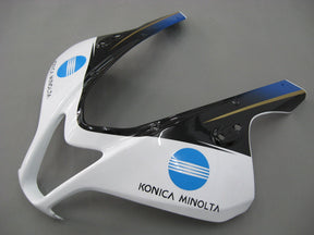 Amotopart 2007–2008 Honda CBR600RR Verkleidungsset in Weiß und Blau