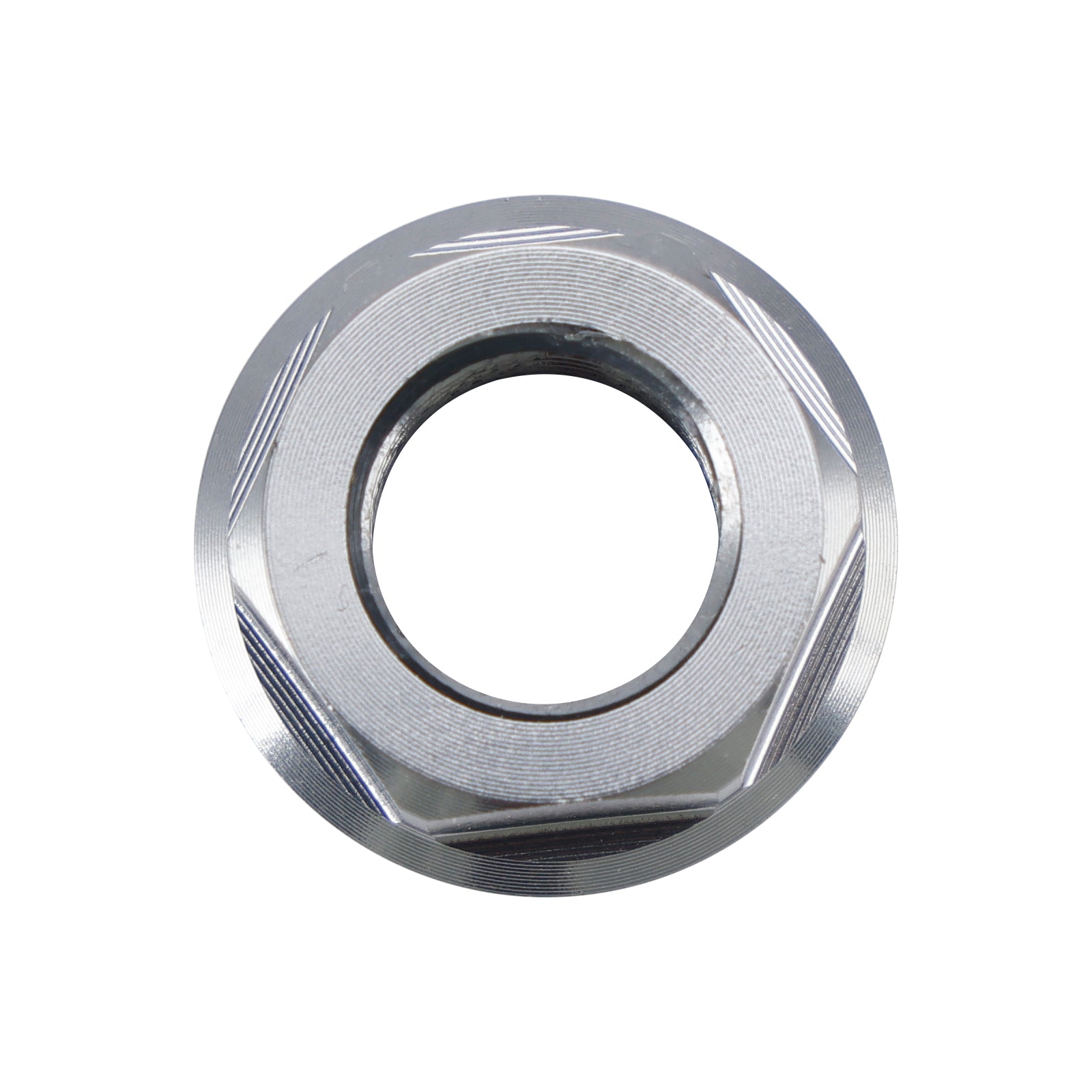6 Pack Motorcycle Bike Aluminum Rear Sprocket Flange Nuts M10X1.5mm Grey